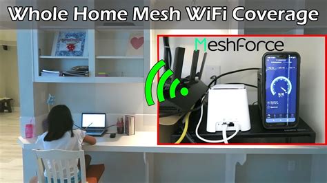 Whole Home Wifi Coverage No Dead Zones Meshforce M3 Suite Youtube