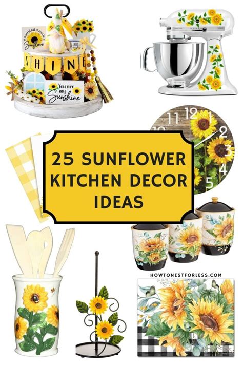 Sunflower Kitchen Decor Ideas In 2023 Sunflower Kitchen Decor