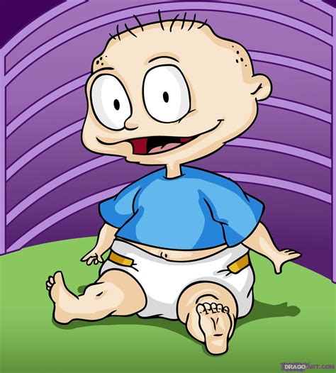 How To Draw Tommy Pickles From Rugrats Guided Drawing Drawing Lessons