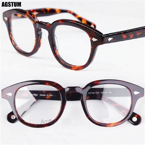 Medium Size Vintage Tortoise Shell Eyeglass Frames Optical Spectacles Eyewear Rx In Mens