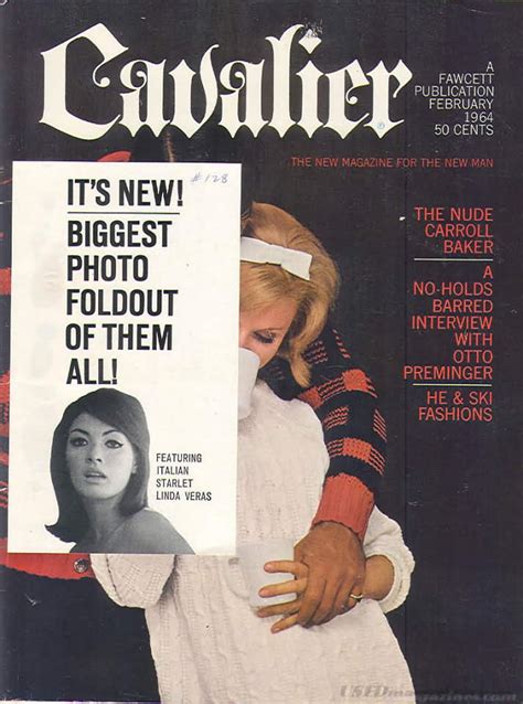 Cavalier February 1964 Cavalier February 1964 Adult Magazine Bac