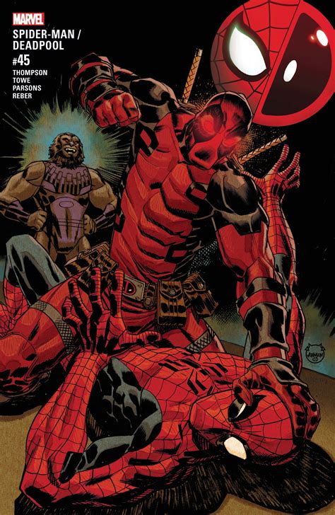 spider man deadpool 45 preview features major battle deadpool spiderman comic books art