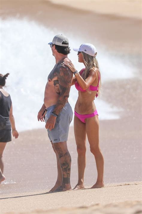 Christina Haack Looks Hot In A Pink Bikini On The Beach In Cabo