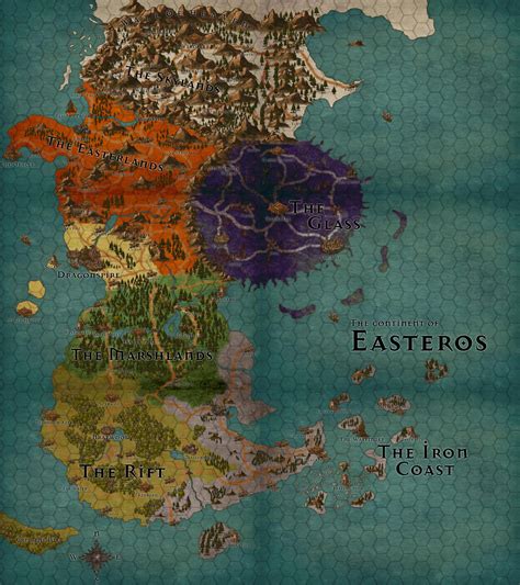 Totally Not Game Of Thrones Complete Map Of Easteros Rinkarnate