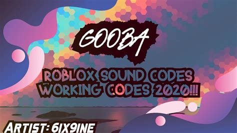 Gooba Roblox Sound Id Youtube