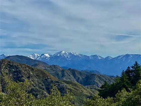 View Of Mt San Antonio Old Baldy From Mt Wilson Today 2016 X 1512