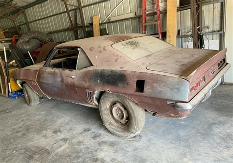 350 V8 Project 1969 Chevrolet Camaro Barn Finds