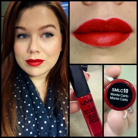 Red Lipsticks Reviews And Swatches Nyx Soft Matte Lip Cream Monte