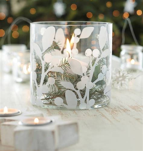 Contemporary Christmas Glass Candle Holder By The Contemporary Home