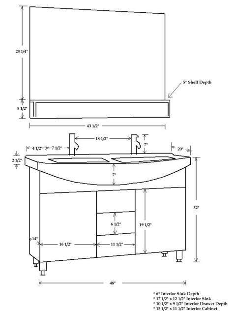 I think it is cleaner looking and easier to install the vanity later. Double Sink Bathroom Vanity Cabinet - CP-VAN-5040 ...