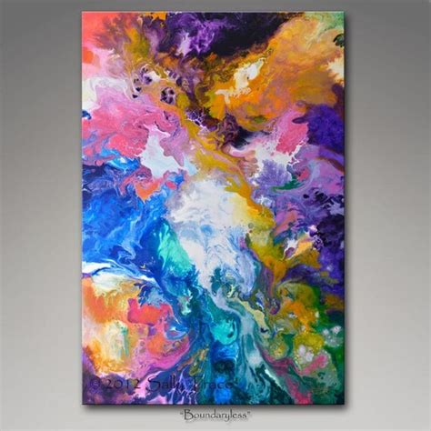 Canvas Giclee Print From My Original Abstract Painting