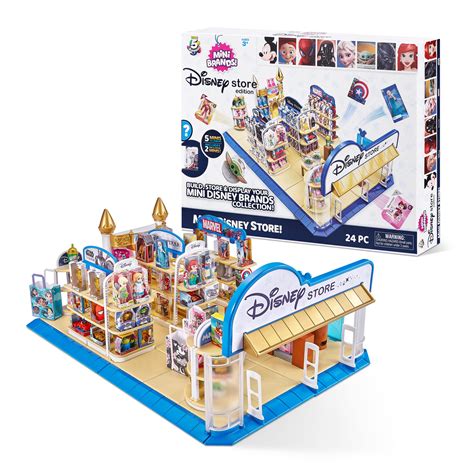 buy 5 surprise mini brands disney toy store playset by zuru includes 5 exclusive mystery mini