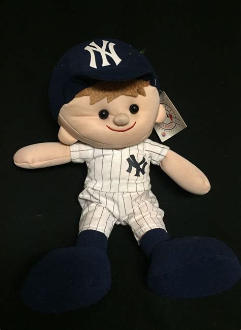 New York Yankees Stuffed Plush Doll Baseball Mlb Player Nanco New Mlb Players Mlb Baseball