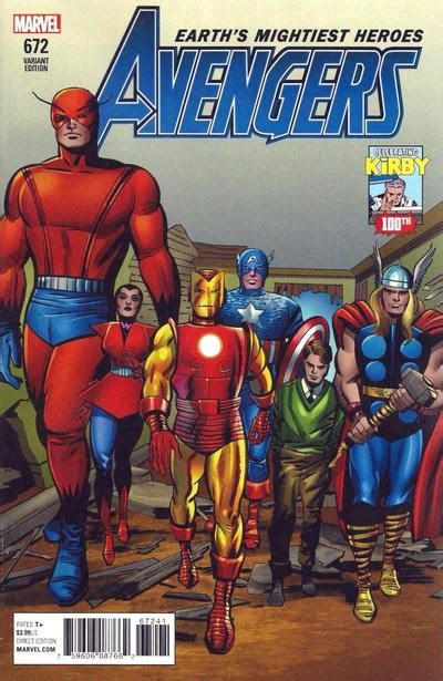 Avengers 672 Incentive Jack Kirby 100th Anniversary Cover Avengers