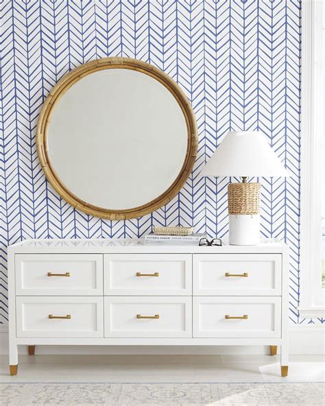 Montara Mirror Feather Wallpaper Serena And Lily