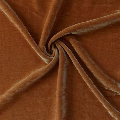 Wholesale Venus Luxe Silk Velvet Fabric Cinnamon 25 yard bolt - Fabric ...