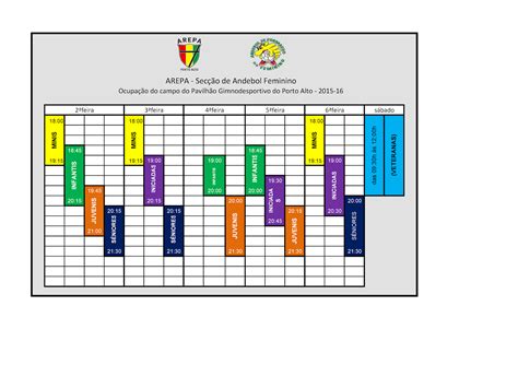 It was established in 1978, and it is currently contested by twelve teams. AREPA - Andebol Feminino: Horários dos Treinos para época ...
