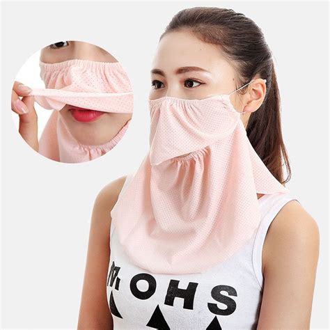 Summer Breathable Opening Sunscreen Masks Neck Protection Uv Female Dustproof Outdoor Shade Mask