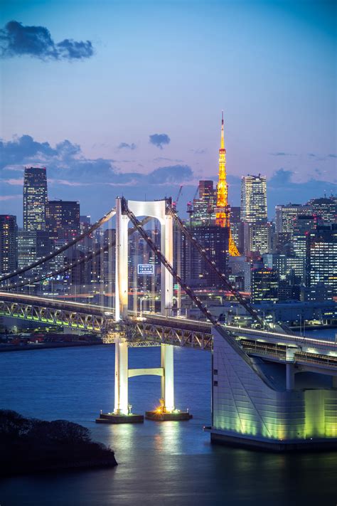 Tokyo Odaiba Rainbow Bridge Soleil Levant 75 日本