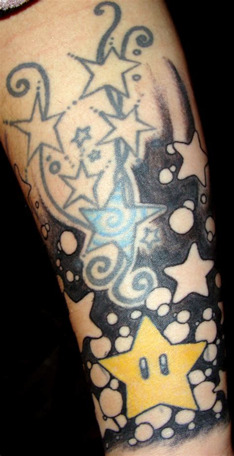 From tranquil and calm water to great terror when the storm brews. 24 Star Tattoos You Need To See - Tattoo Me Now