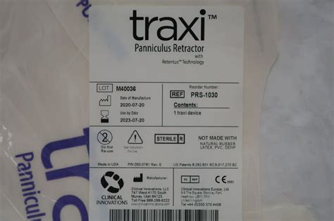 New Clinical Innovations Traxi Panniculus Retractor Traxi Panniculus