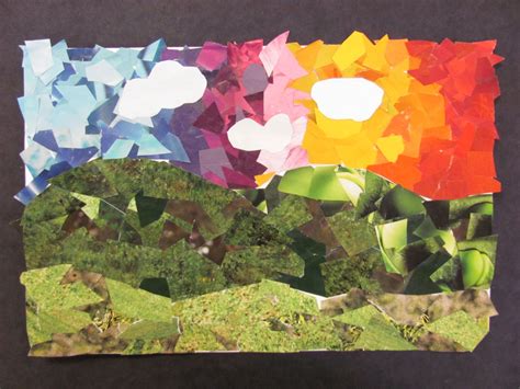 Coming Soon Elementary Art Projects Collage Landscape Art Classroom