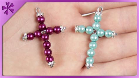 How To Make Cross Out Of Beads EASIEST Way DIY 736 YouTube