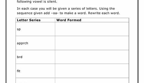 double vowel words pdf