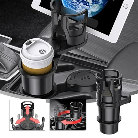 Wodofoxo Car Cup Holder Expander Adapter Vehicle Mounted Water Cup