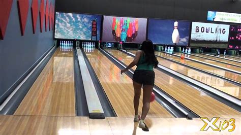 hot sexy bikini girls bowling with x103 mp4 youtube