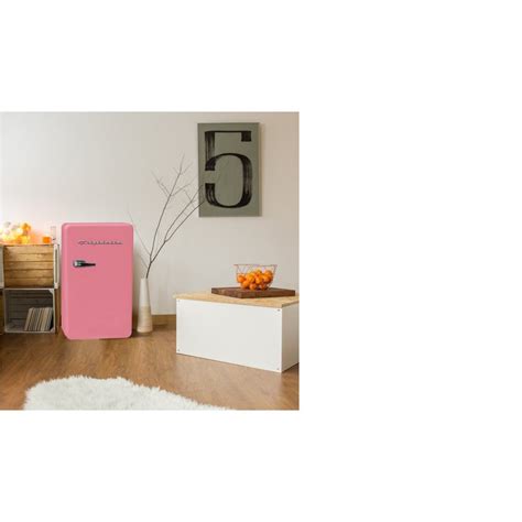 Frigidaire Efr Pink Cu Ft Single Door Retro Compact Fridge Pink