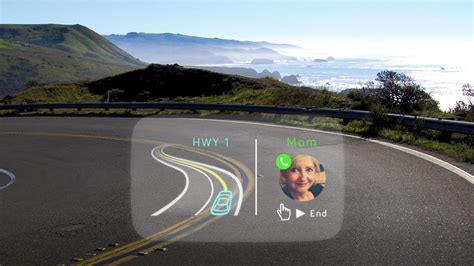 tiny projector puts smartphone apps   cars windshield