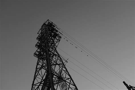 Hd Wallpaper Cable Power Lines Electric Transmission Tower Japan