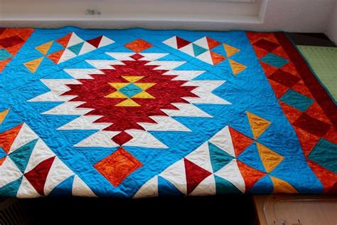 Southwest Style Throw 56x 78 Via Craftsy Native American Quilt