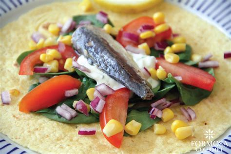 1 ripe medium avocado, pitted. Formosa Gourmet | Canned Fish Recipes | Sardine Tacos