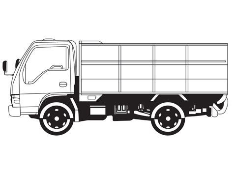 Dihalaman ini anda akan melihat gambar mobil kartun hitam putih yang keren! ISUZU ELF NHR 55 CC Light truck 4 silinder dengan GVW 5100 ...