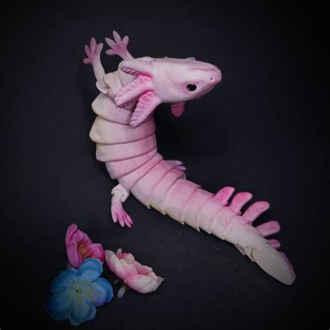 Stl File Articulated Axolotl・design To Download And 3d Print・cults