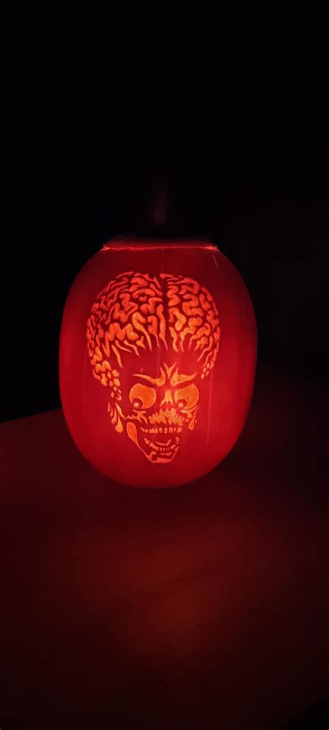 Had A Bash At The Mars Attacks Stencil By Jammin Pumpkins R