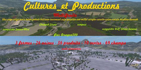 Fs17 Culture Et Production V1 19 Farming Simulator 19 17 15 Mod