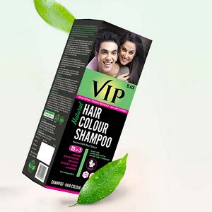 This hair color shampoo consists of natural ingredients. Buy VIP Hair Color Shampoo, 180ml Online at Low Prices in ...