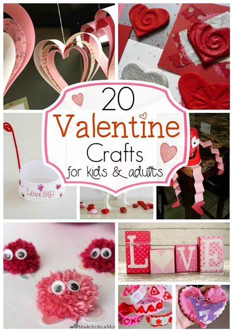 20 Valentine Crafts For Kids And Adults The Pinning Mama Valentine