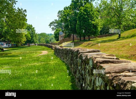 Stone Wall Sunken Road Fredericksburg And Spotsylvania National