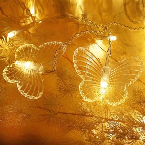 Butterfly Curtain Fairy Lights 120led 24 Butterflies Twinkle Etsy