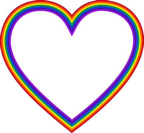 As one of the vital organs, the heart was long identified as the center of the entire body, the seat of life, or emotion, or reason, will, intellect, purpose or the mind. Clipart - Rainbow Heart 5