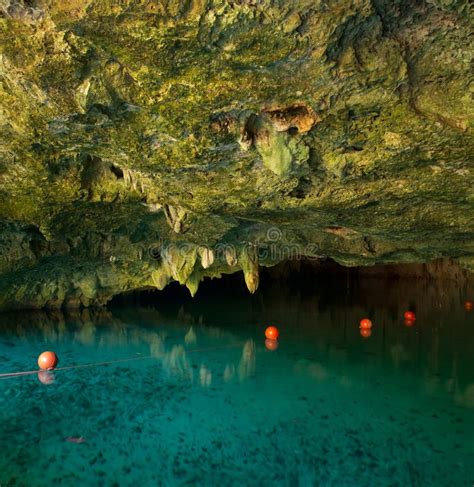 Grand Cenote One Of The Most Famous Cenotes In Mexico Stock Image