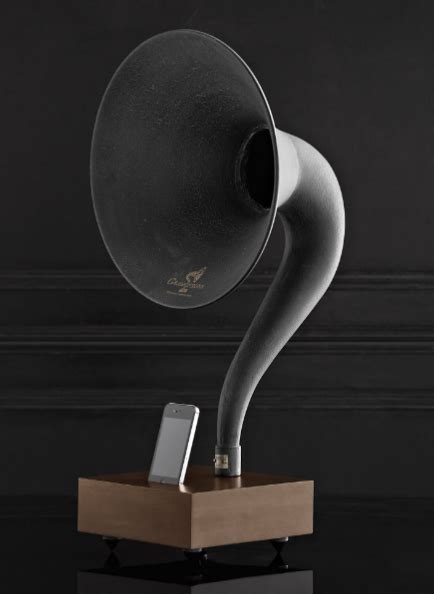 Gramophone Amplifies Your Iphone Edison Style Iphone Gramophone
