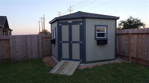 See more ideas about tuff shed, garage storage, shed storage. We don't mind being put in a corner! This 5 sided shed is the perfect fit for the corner of your ...