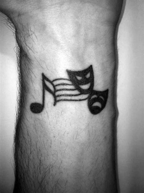 Top 43 Simple Music Tattoos For Men 2021 Inspiration Guide Musik