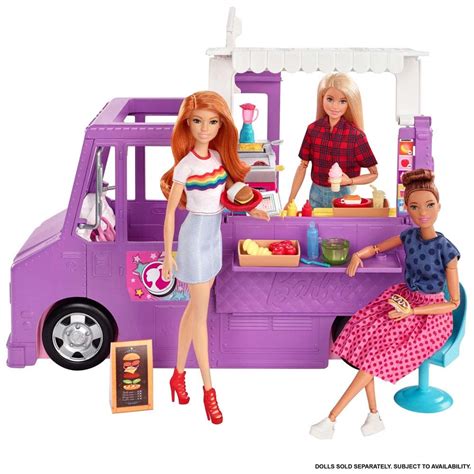 Make way for a world of cooking fun with the barbie fresh 'n' fun food truck! Muñeca BARBIE Food Truck GMW07 | plazaVea - Supermercado