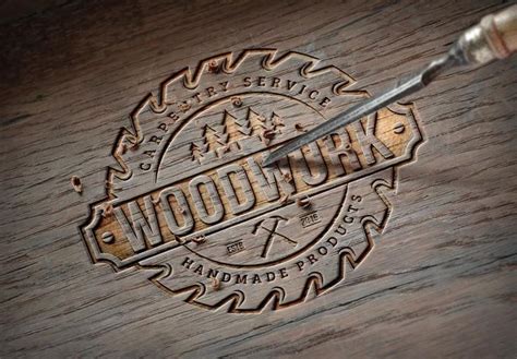 Logo Design Woodwork And Carpentry Logo Custom Logo Etsy In 2021